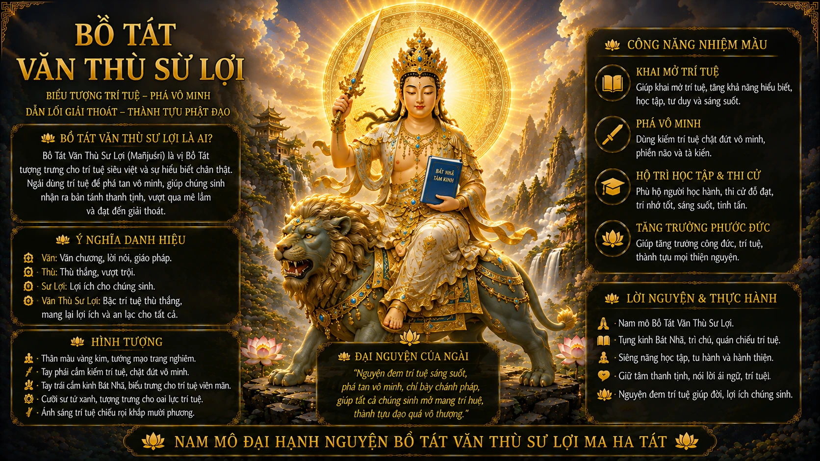 Bồ Tát Văn Thù Sư Lợi