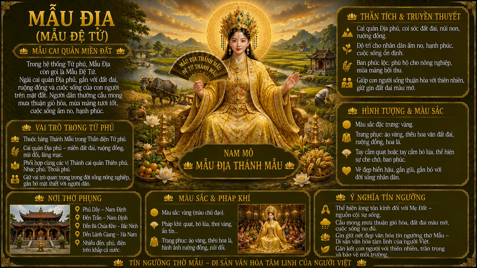 Mẫu Đệ Tứ – Mẫu Địa